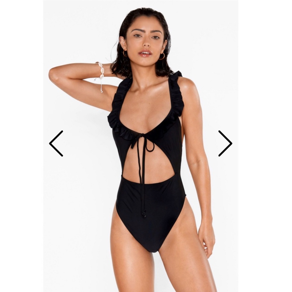 SOLD Nasty gal one piece high waisted bikini
